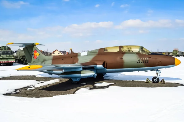 东德空军Aero Delfin在柏林军事历史博物馆 Bundeswehr军事历史博物馆 德国柏林 — 图库照片