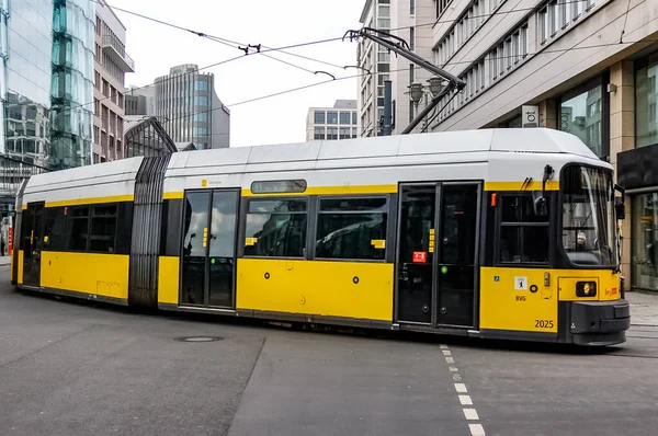 柏林全景 春日城市街道尽收眼底 德国柏林 — 图库照片