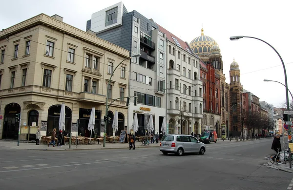 Stadspanorama Över Berlin Den Tyska Huvudstaden Berlin Tyskland — Stockfoto