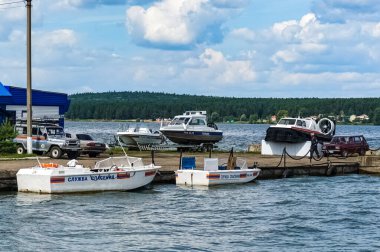 Udmurt Cumhuriyeti, Rusya 'da Votkinsk şehir panoraması.