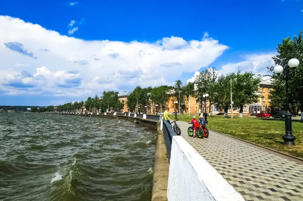 Udmurt Cumhuriyeti Rusya Votkinsk Şehir Panoraması — Stok fotoğraf