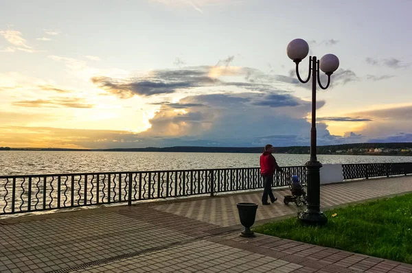 Panorama Města Votkinsk Udmurtské Republice Rusko — Stock fotografie