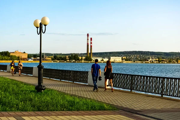 Udmurt Cumhuriyeti Rusya Votkinsk Şehir Panoraması — Stok fotoğraf