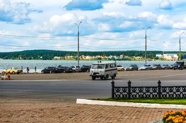 Panorama Města Votkinsk Udmurtské Republice Rusko — Stock fotografie