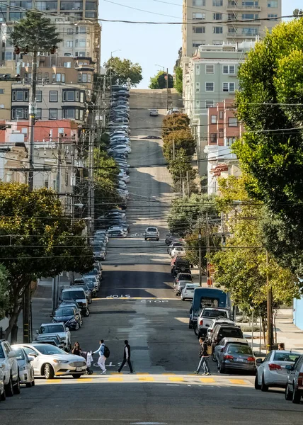 Θέα Στην Οδό Σαν Φρανσίσκο Στην Καλιφόρνια Σαν Φρανσίσκο Καλιφόρνια — Φωτογραφία Αρχείου