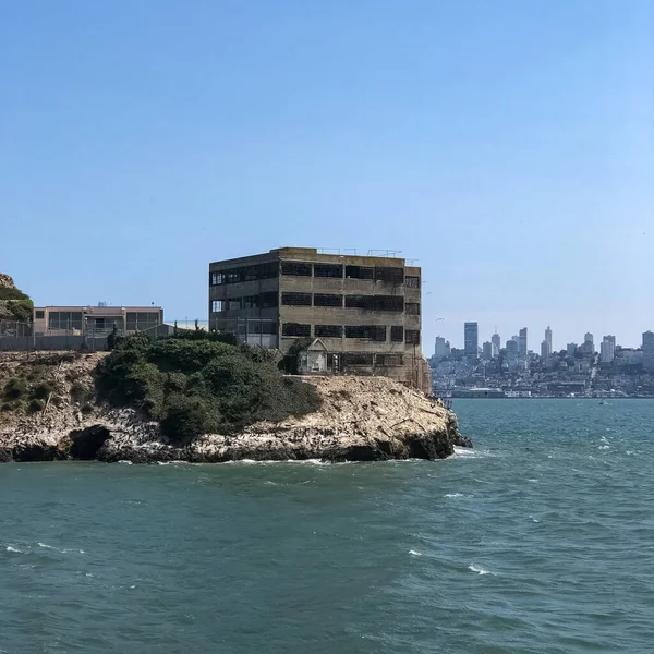 Penitenciária Federal Alcatraz Ilha Alcatraz Perto São Francisco Califórnia Vista — Fotografia de Stock