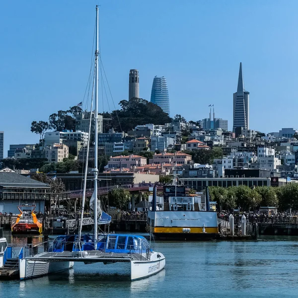 Výhled San Francisco Panorama Kalifornii San Francisco Kalifornie Usa — Stock fotografie