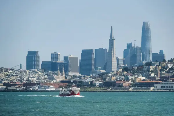 San Francisco Kilátás Panoráma Kaliforniában San Francisco Kalifornia Egyesült Államok — Stock Fotó