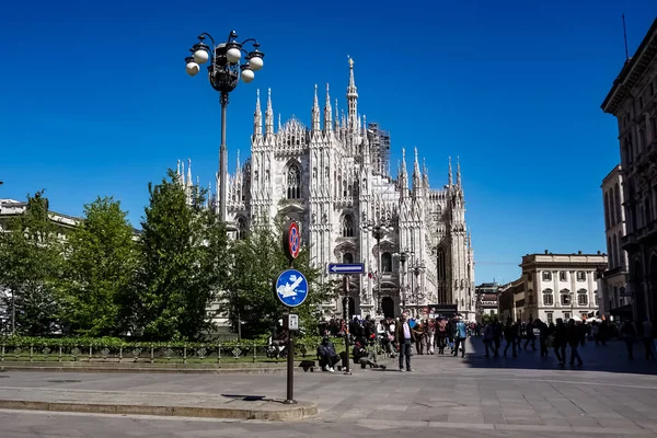 Duomo Milano Catedral Milão Localizada Piazza Del Duomo Milão Itália — Fotografia de Stock