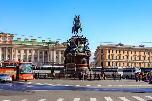 Памятник Николаю Санкт Петербурге — стоковое фото