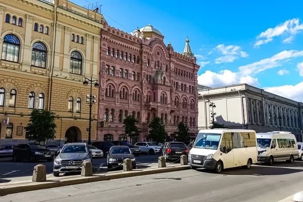 San Petersburgo Panorama Con Edificios Históricos Arquitectura Calles Canales San — Foto de Stock