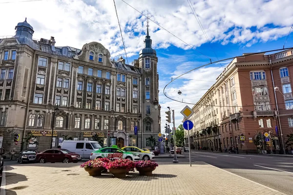 Panorama San Pietroburgo Con Edifici Storici Architettura Strade Canali San — Foto Stock