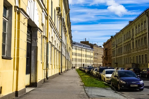 Panorama San Pietroburgo Con Edifici Storici Architettura Strade Canali San — Foto Stock