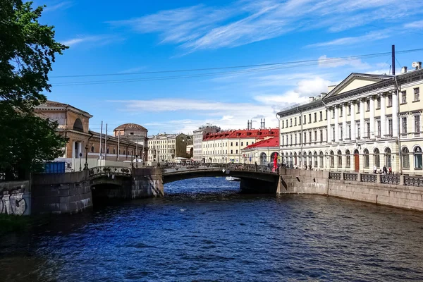 Saint Petersburg Panorama Historic Buildings Architecture Streets Canals Saint Petersburg — Stock Photo, Image