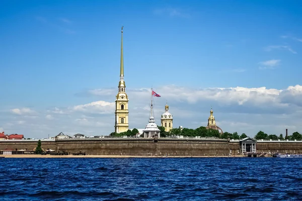 Sint Pieter Paulus Kathedraal Bekend Als Petropavlovskaja Krepost Sint Petersburg — Stockfoto