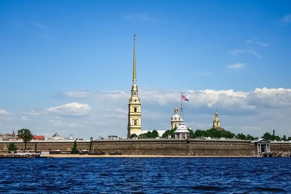 Aziz Peter Paul Katedrali Petropavlovskaya Krepost Saint Petersburg Rusya Olarak — Stok fotoğraf
