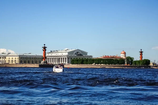 Panorama São Petersburgo Com Edifícios Históricos Arquitetura Ruas Canais São — Fotografia de Stock