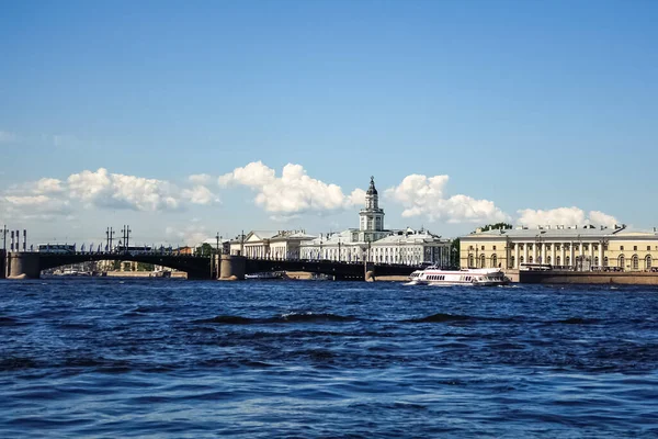 Panorama Petrohradu Historickými Budovami Architekturou Ulicemi Kanály Petrohradě Rusko — Stock fotografie