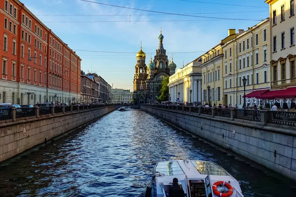 Igreja Salvador Sangue Derramado São Petersburgo Rússia — Fotografia de Stock