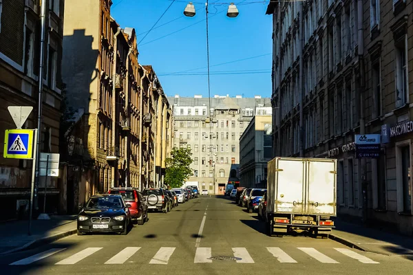 San Pietroburgo Panorama Con Edifici Storici Architettura Strade Canali San — Foto Stock