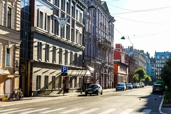 San Pietroburgo Panorama Con Edifici Storici Architettura Strade Canali San — Foto Stock