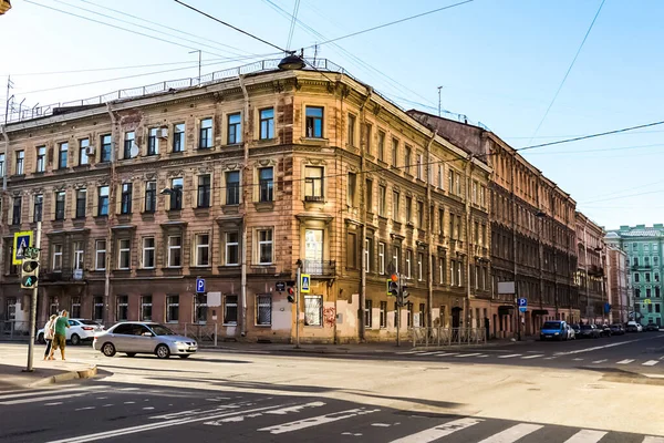 San Pietroburgo Panorama Con Edifici Storici Architettura Strade Canali San — Foto Stock