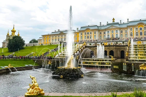 Петергоф Дворец Петергофе Петергоф Санкт Петербургом — стоковое фото