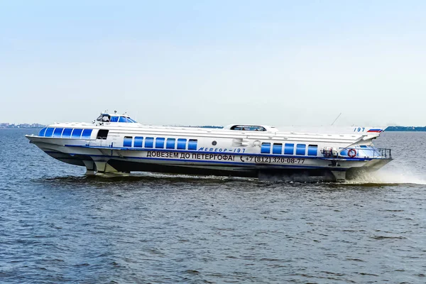 Raketa Rocket Hydrofoil Boat São Petersburgo Rússia — Fotografia de Stock