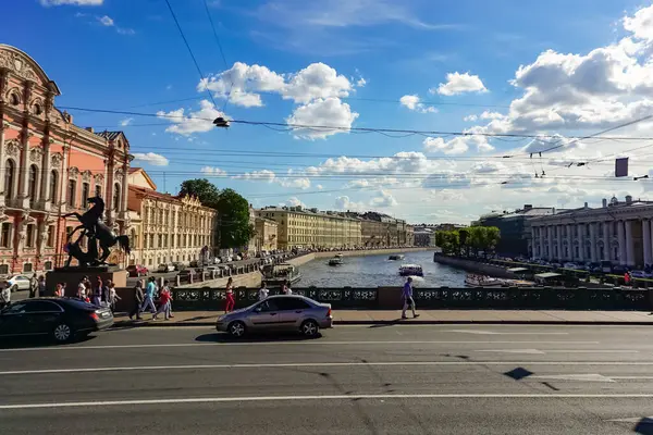 Saint Petersburg Panorama Historic Buildings Architecture Streets Canals Saint Petersburg — Stock Photo, Image