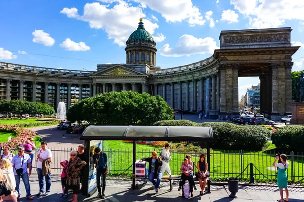 Kazan Cathedral Kazanskiy Kafedralniy Sobor Είναι Ένας Καθεδρικός Ναός Της — Φωτογραφία Αρχείου