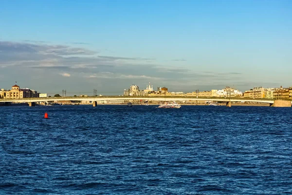 Sankt Petersburg Panorama Med Historiska Byggnader Arkitektur Gator Och Kanaler — Stockfoto