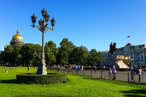 Sankt Petersburg Panorama Mit Historischen Gebäuden Architektur Straßen Und Kanälen — Stockfoto