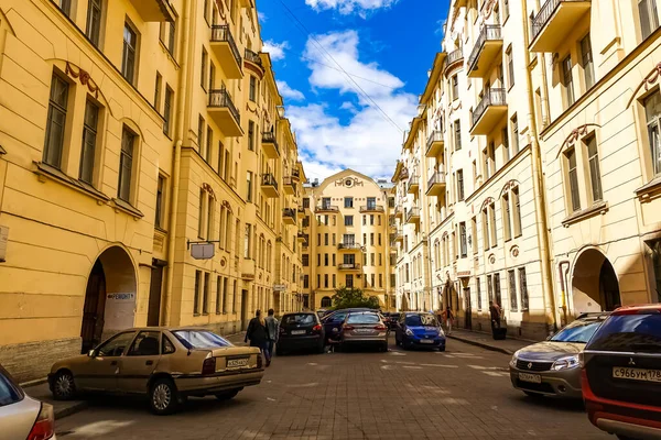 Sankt Petersburg Panorama Med Historiska Byggnader Arkitektur Gator Och Kanaler — Stockfoto