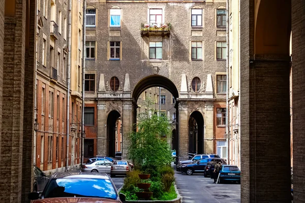 San Petersburgo Panorama Con Edificios Históricos Arquitectura Calles Canales San — Foto de Stock