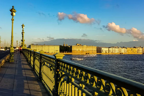 Sankt Petersburg Panorama Mit Historischen Gebäuden Architektur Straßen Und Kanälen — Stockfoto