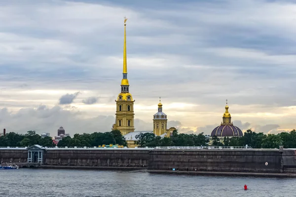 Saints Peter Paul Cathedral Known Petropavlovskaya Krepost Saint Petersburg Russia — Stock Photo, Image