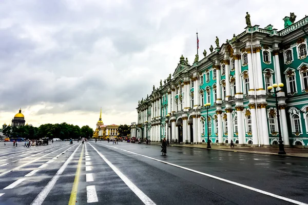 Das Staatliche Eremitage Museum Auf Dem Palastplatz Sankt Petersburg Russland — Stockfoto