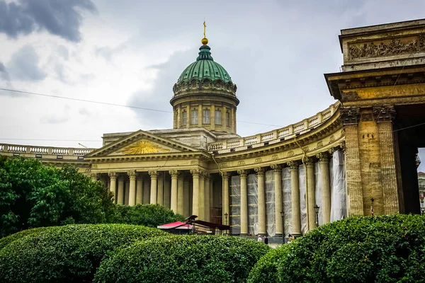 Kazan Cathedral Eller Kazanskiy Kafedralniy Sobor Katedral Den Rysk Ortodoxa — Stockfoto