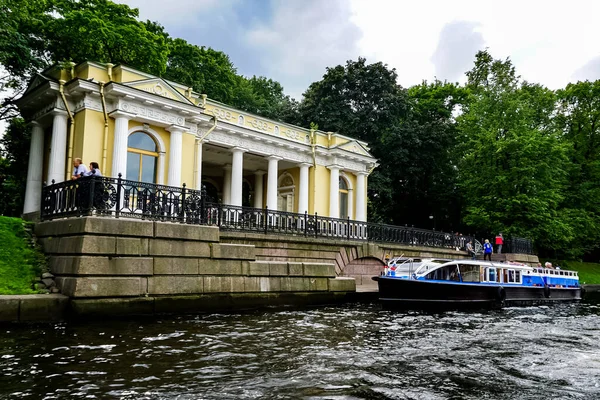 Panorama Petersburga Zabytkowymi Budynkami Architekturą Ulicami Kanałami Petersburgu Rosja — Zdjęcie stockowe