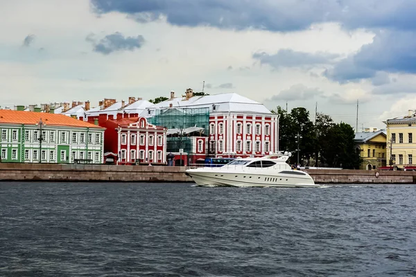 Panorama São Petersburgo Com Edifícios Históricos Arquitetura Ruas Canais São — Fotografia de Stock