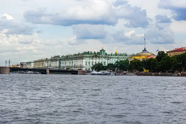 San Petersburgo Panorama Con Edificios Históricos Arquitectura Calles Canales San —  Fotos de Stock