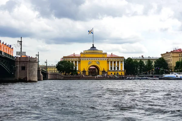 Admiralty Saint Petersburg Russia Which Former Headquarters Admiralty Board Imperial — Stock Photo, Image