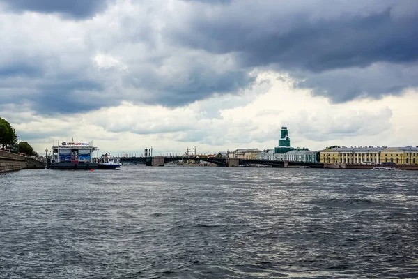 Panorama Petersburga Zabytkowymi Budynkami Architekturą Ulicami Kanałami Petersburgu Rosja — Zdjęcie stockowe