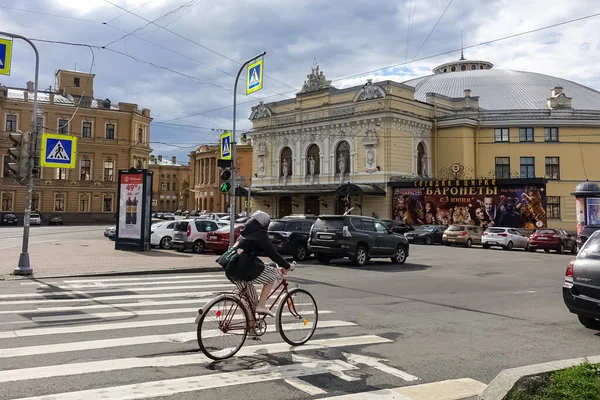 Sankt Petersburg Panorama Mit Historischen Gebäuden Architektur Straßen Und Kanälen — Stockfoto