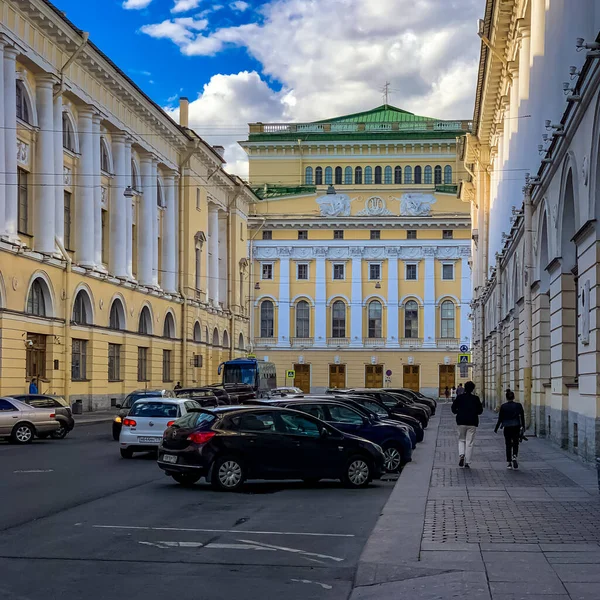 San Petersburgo Panorama Con Edificios Históricos Arquitectura Calles Canales San — Foto de Stock