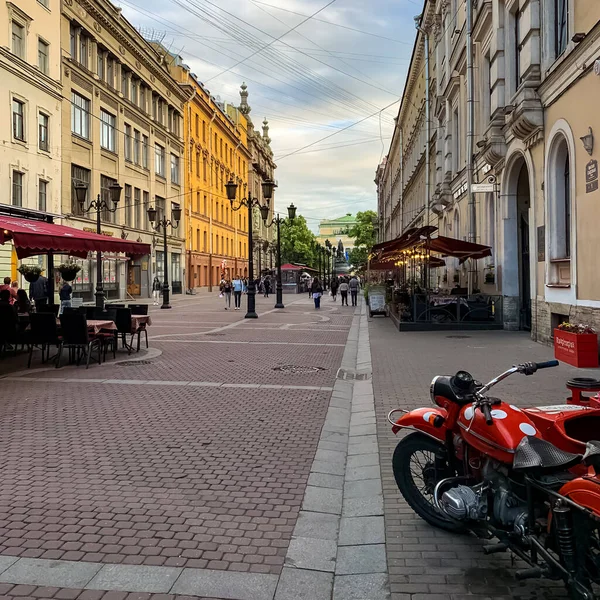 San Petersburgo Panorama Con Edificios Históricos Arquitectura Calles Canales San — Foto de Stock