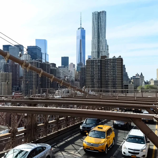 Brooklyn Híd Egy Híd New Yorkban Amely Átível East Folyón — Stock Fotó