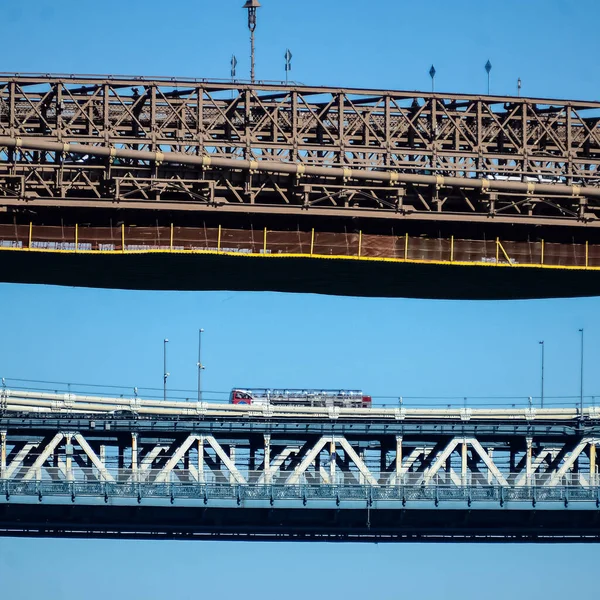 Ponte Brooklyn Manhattan Manhattan Nova Iorque — Fotografia de Stock