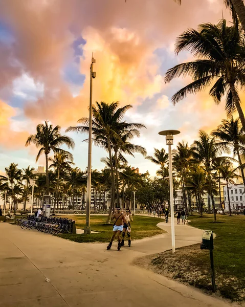 Miami South Beach Miami Florida — Fotografia de Stock