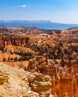 Bryce Canyon Ulusal Parkı Utah, ABD 'de güzel bir yaz gününde